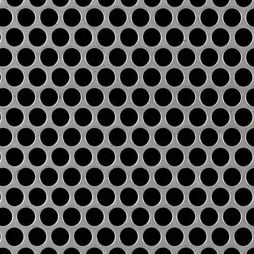 Staggered Round Hole Perforated Sheet