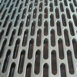 Oblong Slot Perforated Sheet
