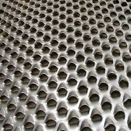 Perforated Metal Sheet Angled View