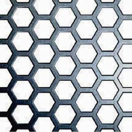 Hexagonal Hole Perforated Sheet