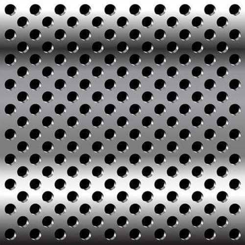 Perforated Sheet Metallic Finish